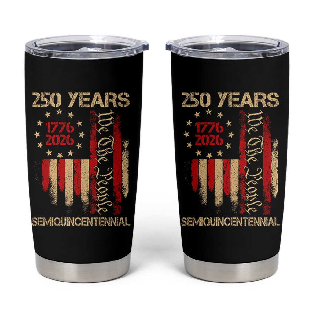 250 Years Semiquincentennial Tumbler Cup 250th America Anniversary Independence Day