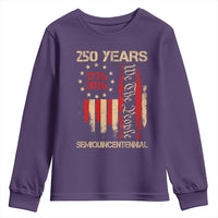 250 Years Semiquincentennial Youth Sweatshirt 250th America Anniversary Independence Day