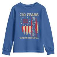 250 Years Semiquincentennial Youth Sweatshirt 250th America Anniversary Independence Day