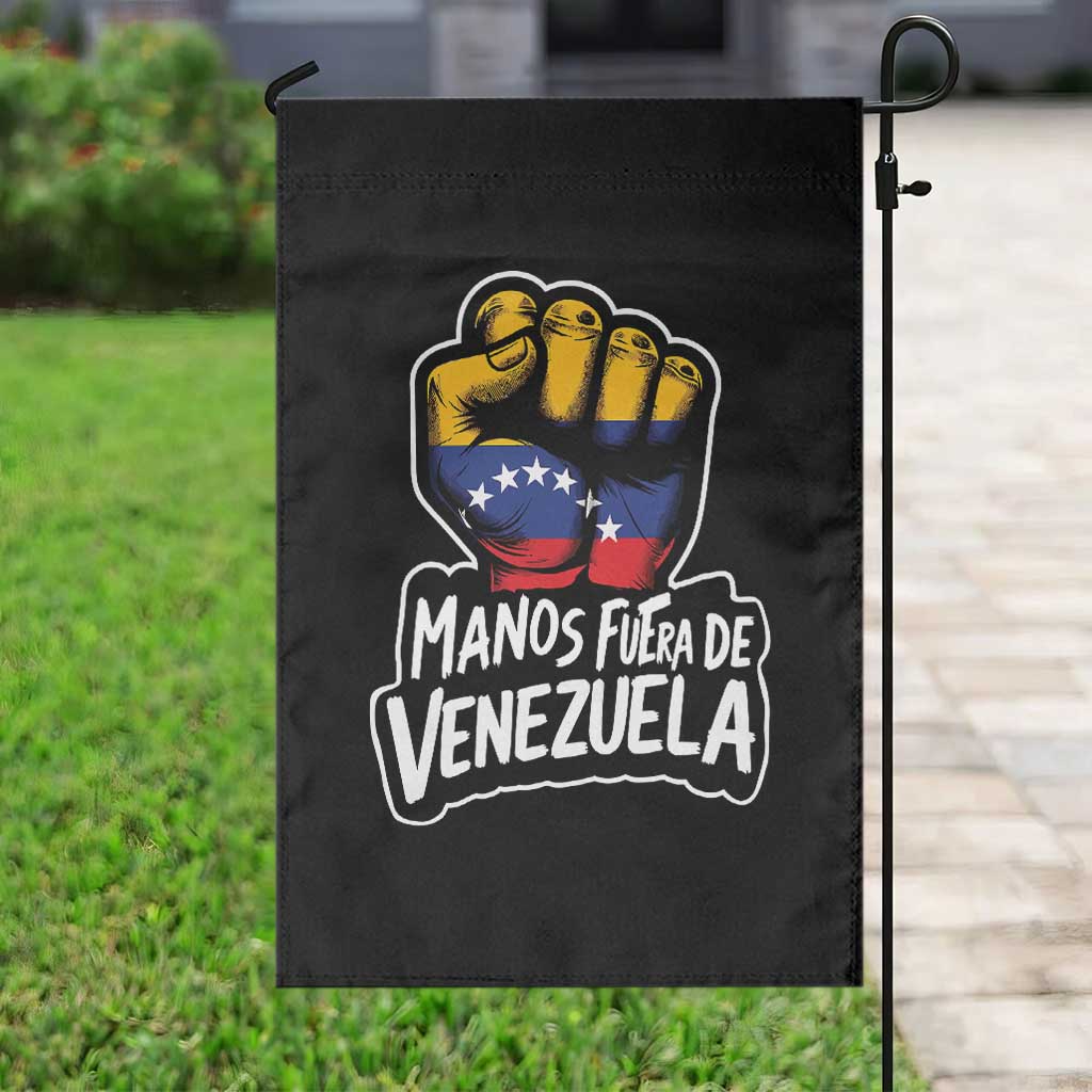 Manos Fuera De Venezuela Garden Flag Venezuelan Flag - Wonder Print Shop