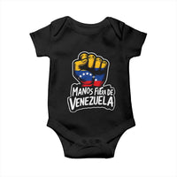 Manos Fuera De Venezuela Baby Onesie Venezuelan Flag - Wonder Print Shop