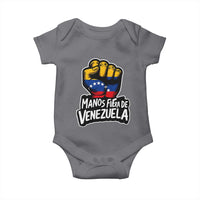 Manos Fuera De Venezuela Baby Onesie Venezuelan Flag - Wonder Print Shop