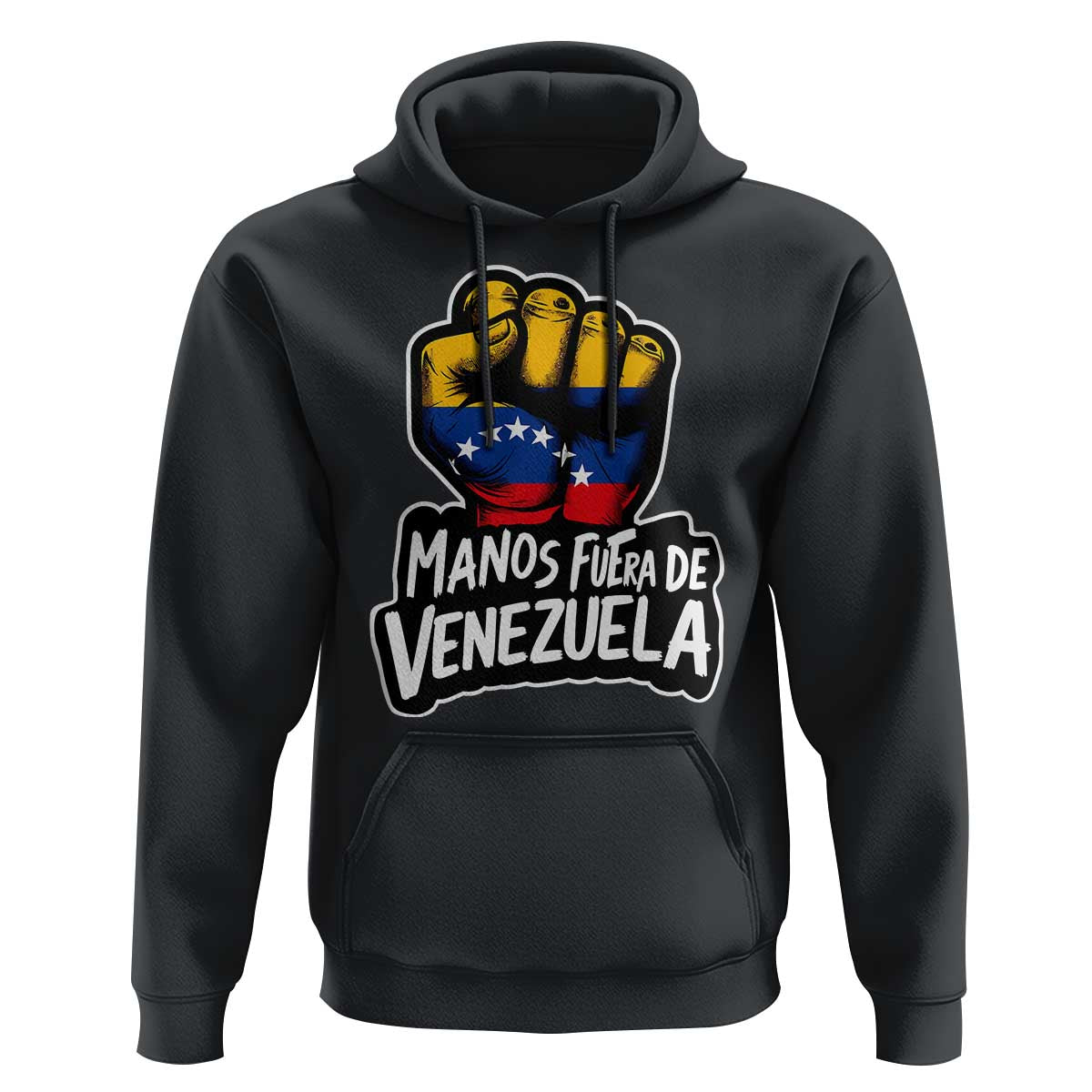 Manos Fuera De Venezuela Hoodie Venezuelan Flag - Wonder Print Shop