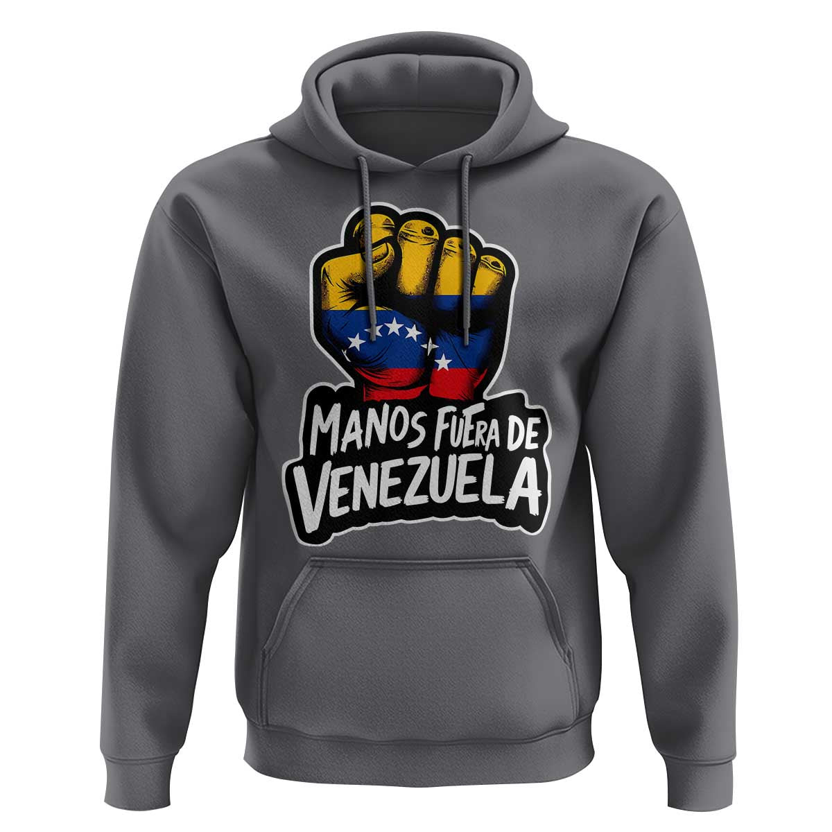 Manos Fuera De Venezuela Hoodie Venezuelan Flag - Wonder Print Shop