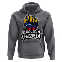 Manos Fuera De Venezuela Hoodie Venezuelan Flag - Wonder Print Shop