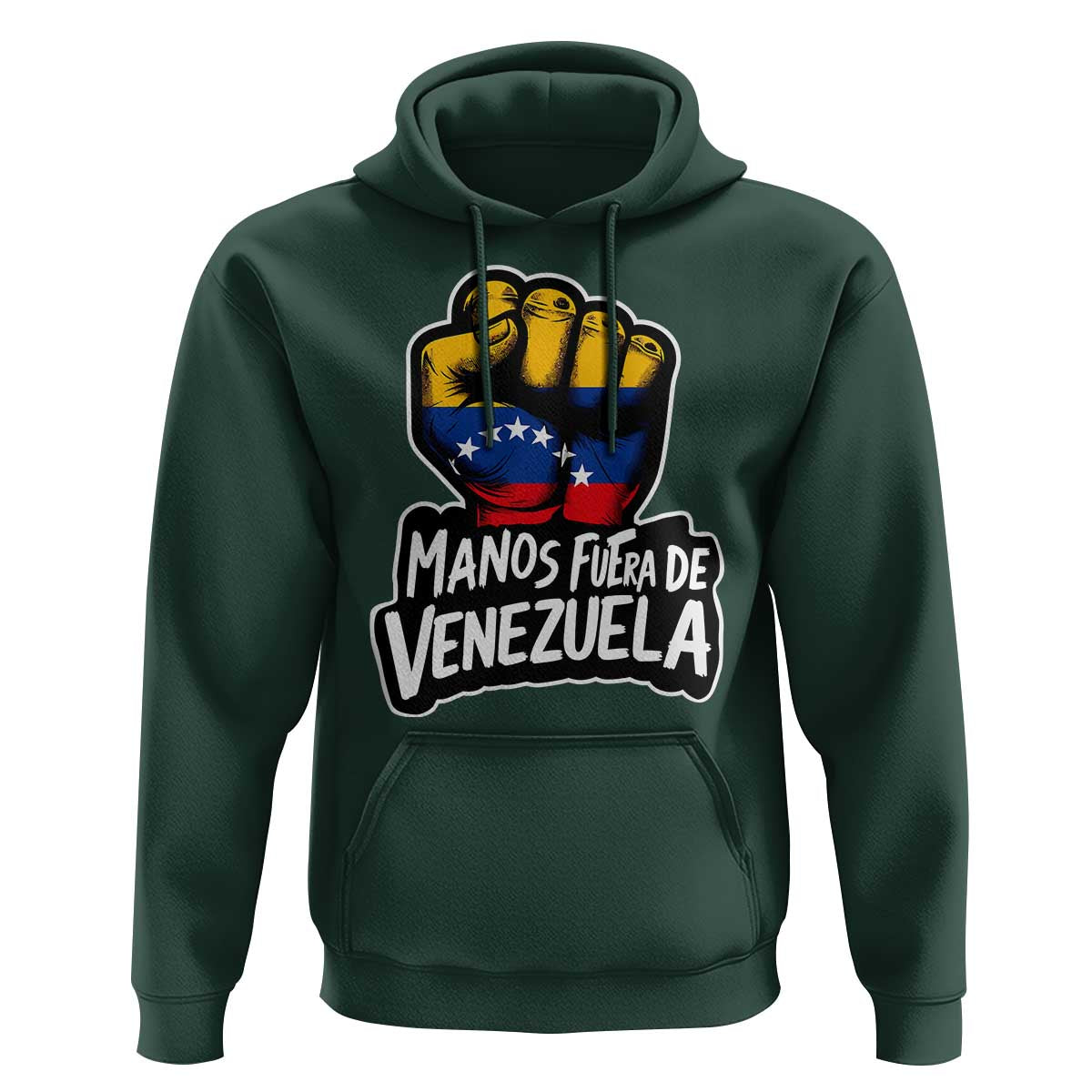 Manos Fuera De Venezuela Hoodie Venezuelan Flag - Wonder Print Shop