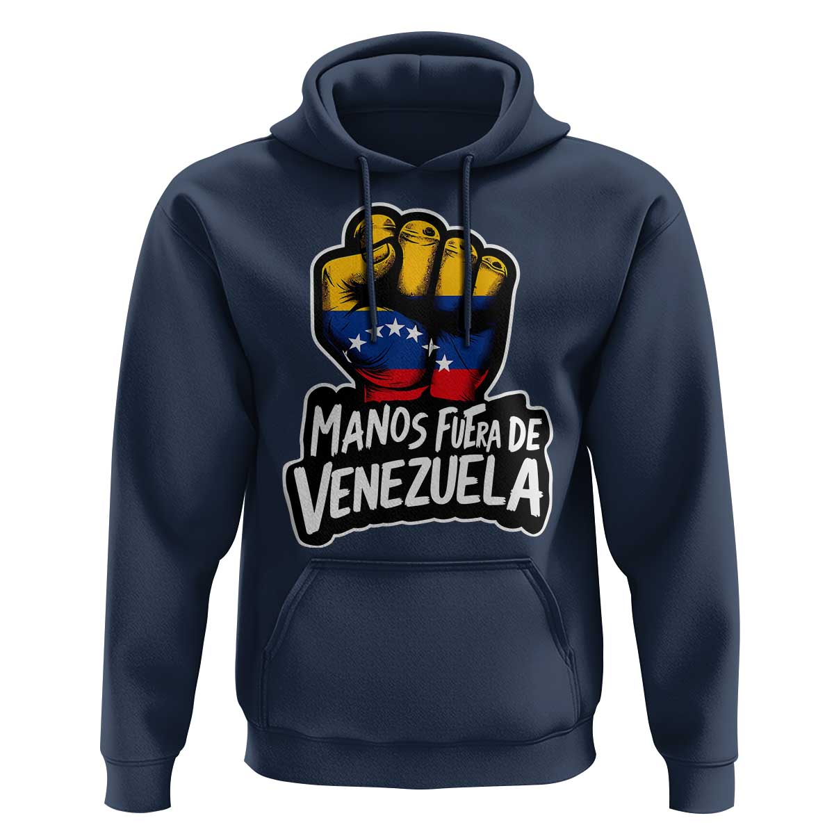Manos Fuera De Venezuela Hoodie Venezuelan Flag - Wonder Print Shop