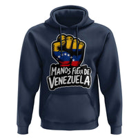 Manos Fuera De Venezuela Hoodie Venezuelan Flag - Wonder Print Shop