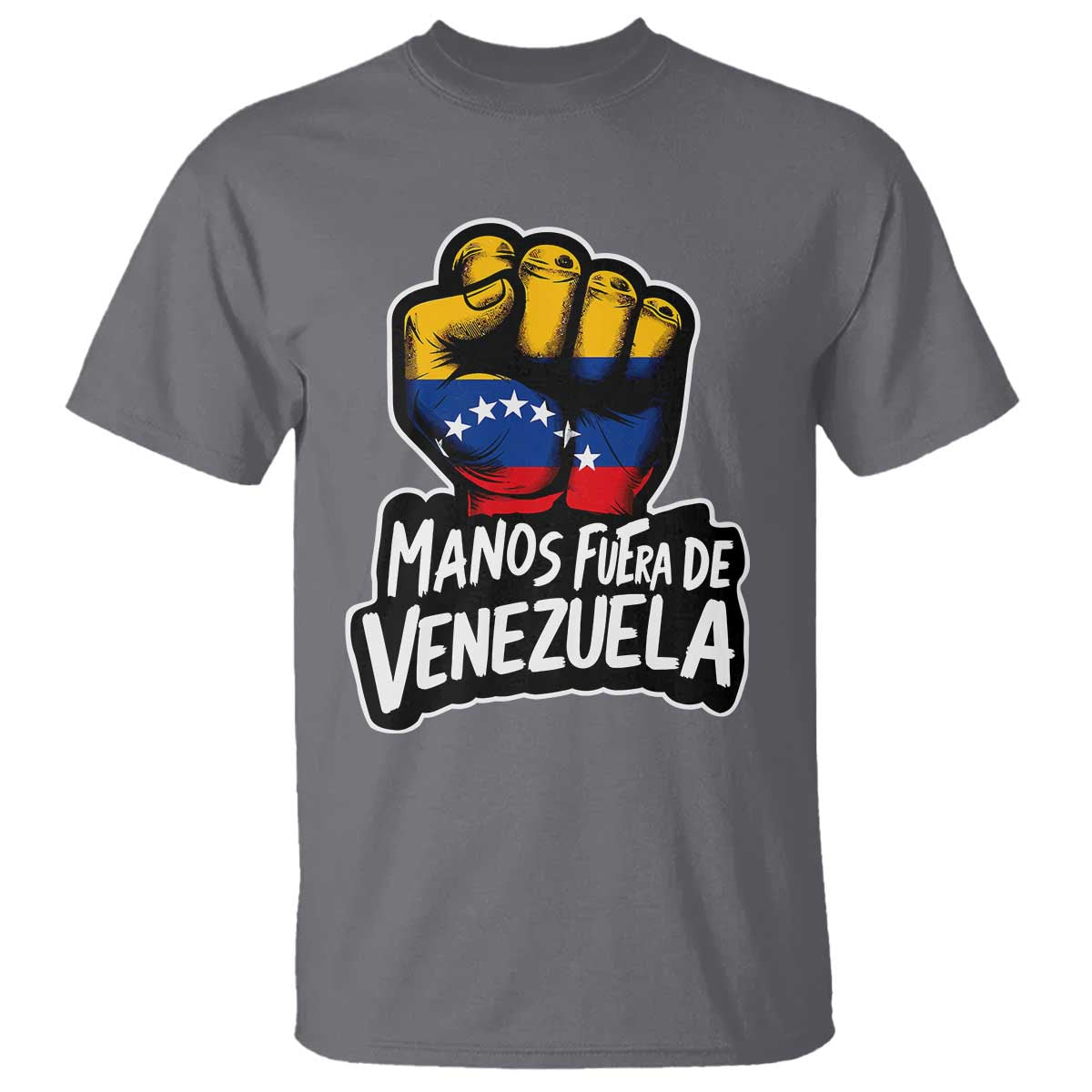 Manos Fuera De Venezuela T Shirt Venezuelan Flag - Wonder Print Shop