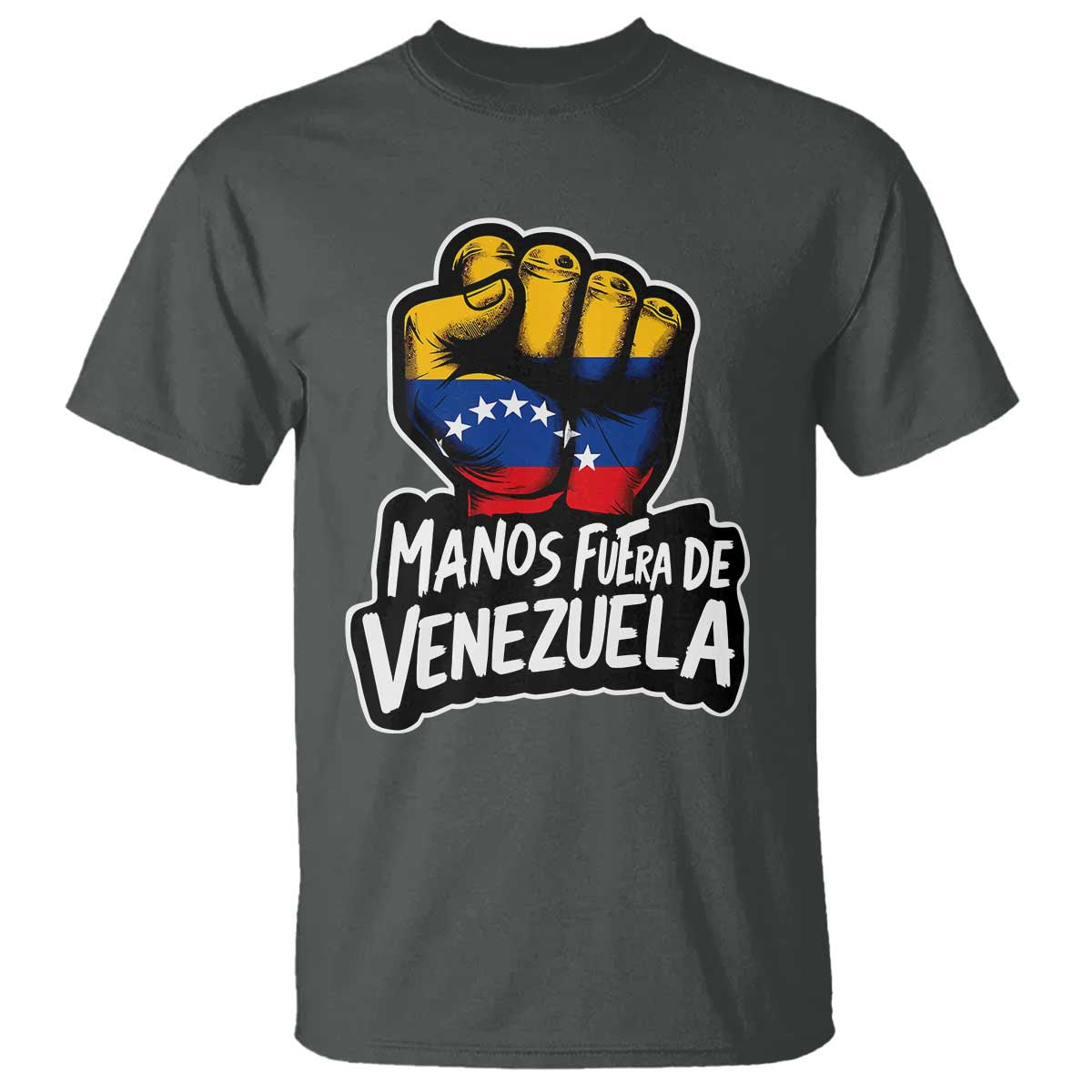 Manos Fuera De Venezuela T Shirt Venezuelan Flag - Wonder Print Shop
