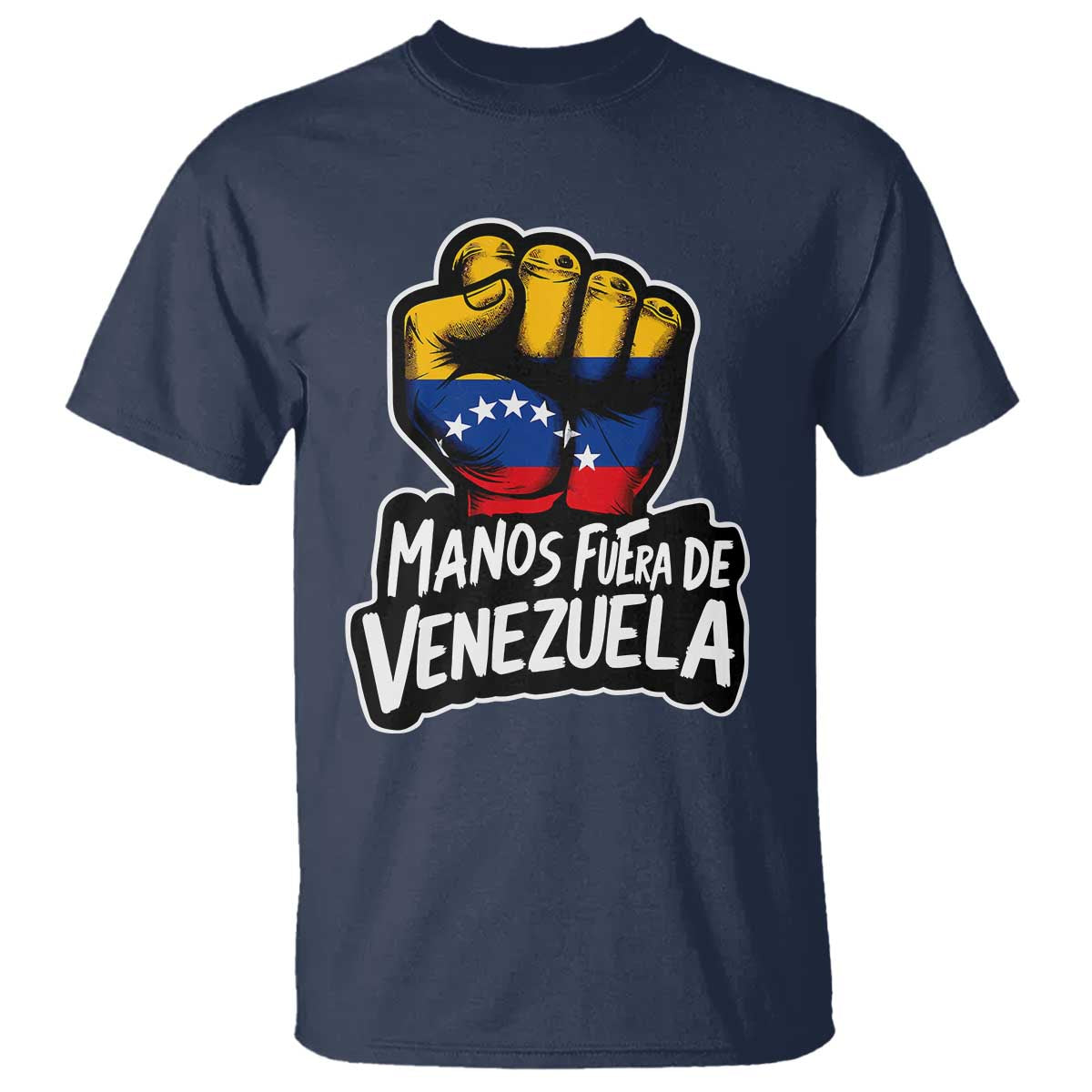 Manos Fuera De Venezuela T Shirt Venezuelan Flag - Wonder Print Shop