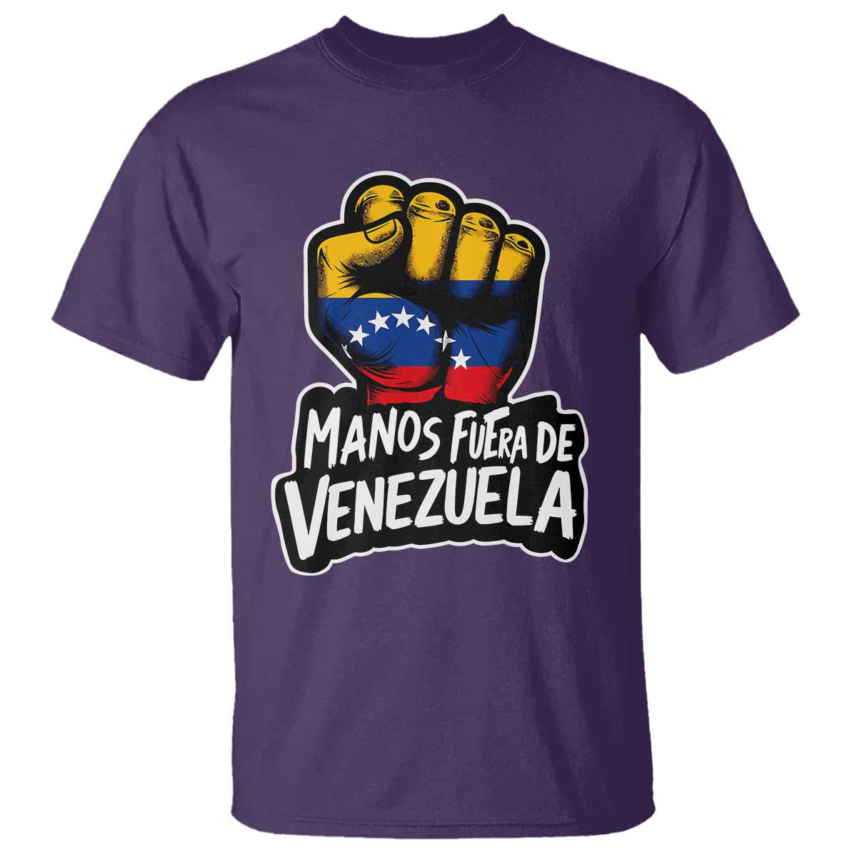 Manos Fuera De Venezuela T Shirt Venezuelan Flag - Wonder Print Shop