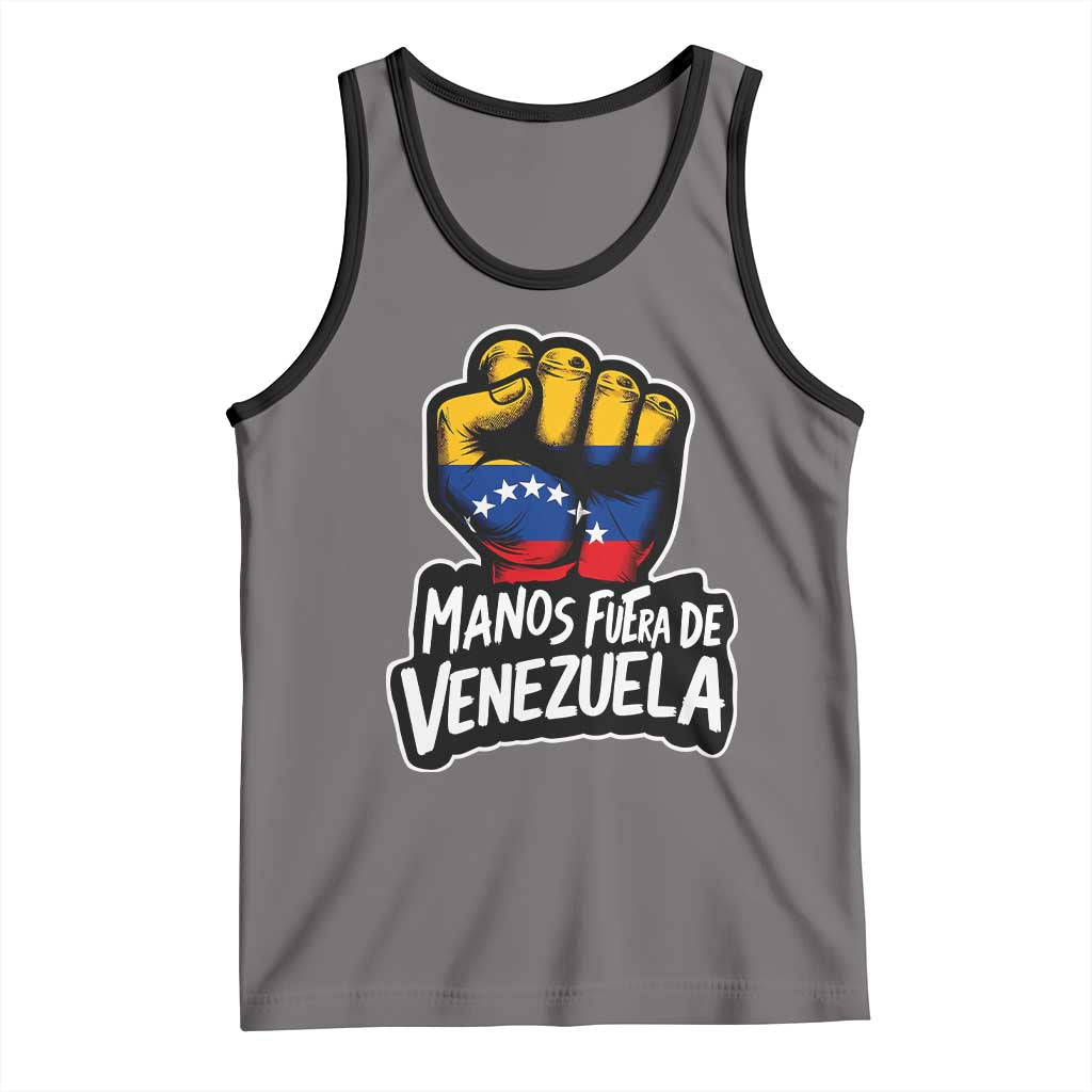 Manos Fuera De Venezuela Tank Top Venezuelan Flag - Wonder Print Shop