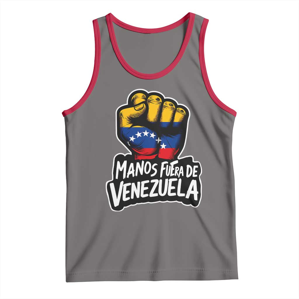 Manos Fuera De Venezuela Tank Top Venezuelan Flag - Wonder Print Shop