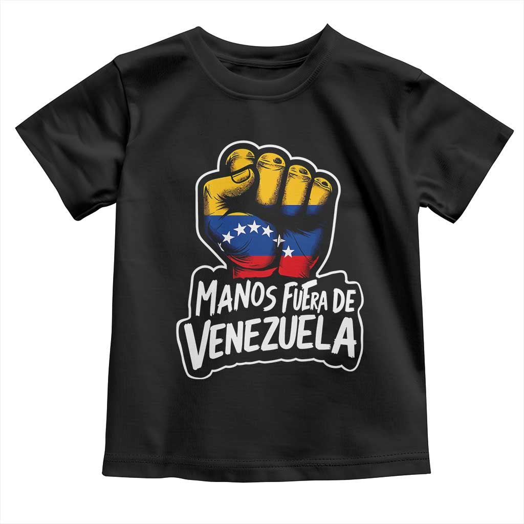 Manos Fuera De Venezuela Toddler T Shirt Venezuelan Flag - Wonder Print Shop