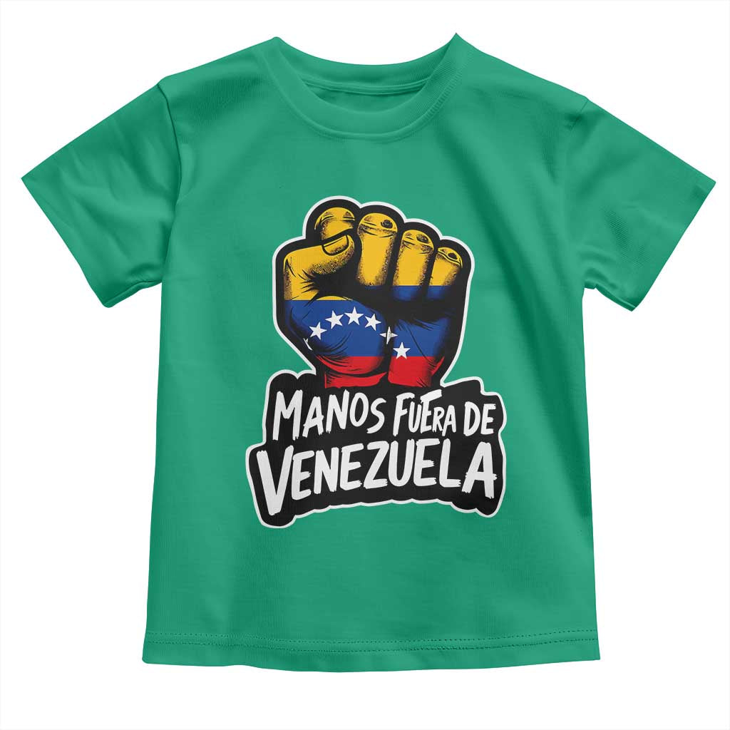 Manos Fuera De Venezuela Toddler T Shirt Venezuelan Flag - Wonder Print Shop