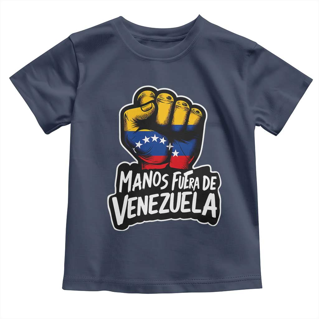 Manos Fuera De Venezuela Toddler T Shirt Venezuelan Flag - Wonder Print Shop