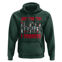 Funny Halloween Just The Tip I Promise Hoodie Horror Movie Knives - Wonder Print Shop