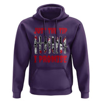 Funny Halloween Just The Tip I Promise Hoodie Horror Movie Knives - Wonder Print Shop