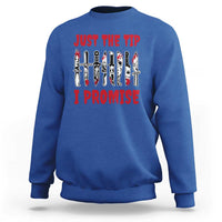 Funny Halloween Just The Tip I Promise Sweatshirt Horror Movie Knives - Wonder Print Shop