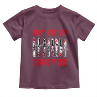 Funny Halloween Just The Tip I Promise Toddler T Shirt Horror Movie Knives - Wonder Print Shop