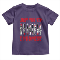 Funny Halloween Just The Tip I Promise Toddler T Shirt Horror Movie Knives - Wonder Print Shop