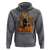 Halloween Vintage Patchwork Ghost Holding Black Cat Groovy Floral Hoodie - Wonder Print Shop