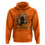 Halloween Vintage Patchwork Ghost Holding Black Cat Groovy Floral Hoodie - Wonder Print Shop