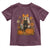 Halloween Vintage Patchwork Ghost Holding Black Cat Groovy Floral Toddler T Shirt - Wonder Print Shop