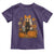 Halloween Vintage Patchwork Ghost Holding Black Cat Groovy Floral Toddler T Shirt - Wonder Print Shop