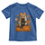 Halloween Vintage Patchwork Ghost Holding Black Cat Groovy Floral Toddler T Shirt - Wonder Print Shop