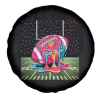 American Football Sprinkles Ice Cream Drip Field Goal Spare Tire Cover - Wonder Print Shop