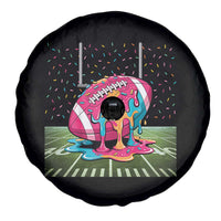 American Football Sprinkles Ice Cream Drip Field Goal Spare Tire Cover - Wonder Print Shop