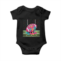 American Football Sprinkles Ice Cream Drip Field Goal Baby Onesie - Wonder Print Shop