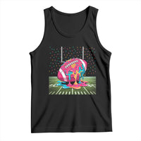 American Football Sprinkles Ice Cream Drip Field Goal Tank Top - Wonder Print Shop