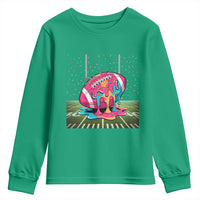 American Football Sprinkles Ice Cream Drip Field Goal Youth Sweatshirt - Wonder Print Shop
