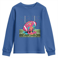 American Football Sprinkles Ice Cream Drip Field Goal Youth Sweatshirt - Wonder Print Shop