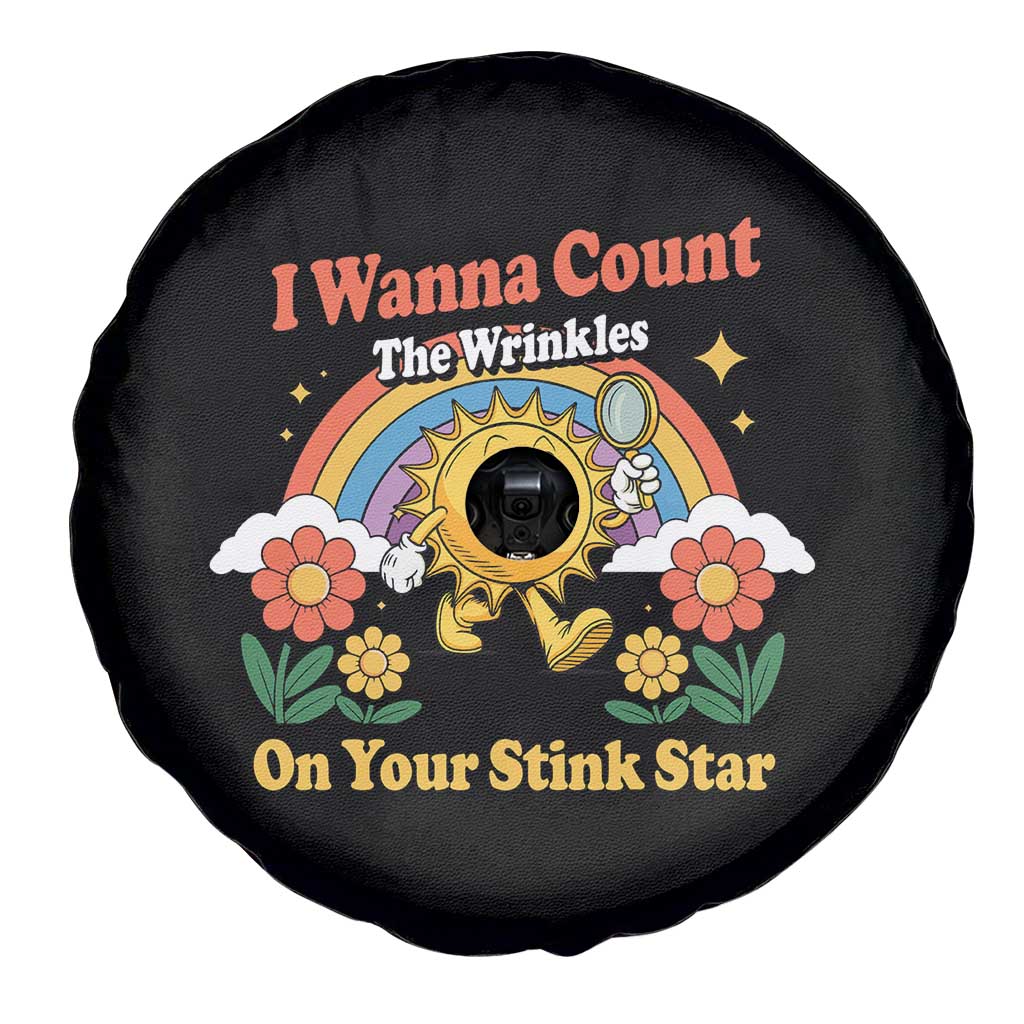 Funny I Wanna Count The Wrinkles On Your Stink Star Spare Tire Cover Adult Humor - Wonder Print Shop
