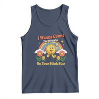 Funny I Wanna Count The Wrinkles On Your Stink Star Tank Top Adult Humor - Wonder Print Shop
