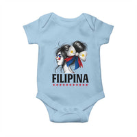 Filipina Girl Philippines Flag Proud Pinay Baby Onesie - Wonder Print Shop