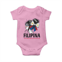 Filipina Girl Philippines Flag Proud Pinay Baby Onesie - Wonder Print Shop