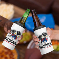 Filipina Girl Philippines Flag Proud Pinay 4 in 1 Can Cooler Tumbler - Wonder Print Shop