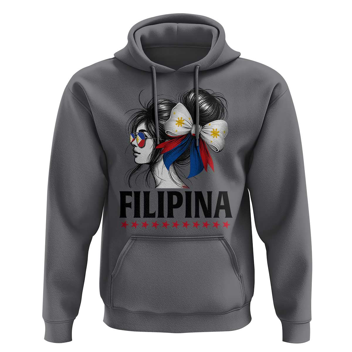 Filipina Girl Philippines Flag Proud Pinay Hoodie - Wonder Print Shop