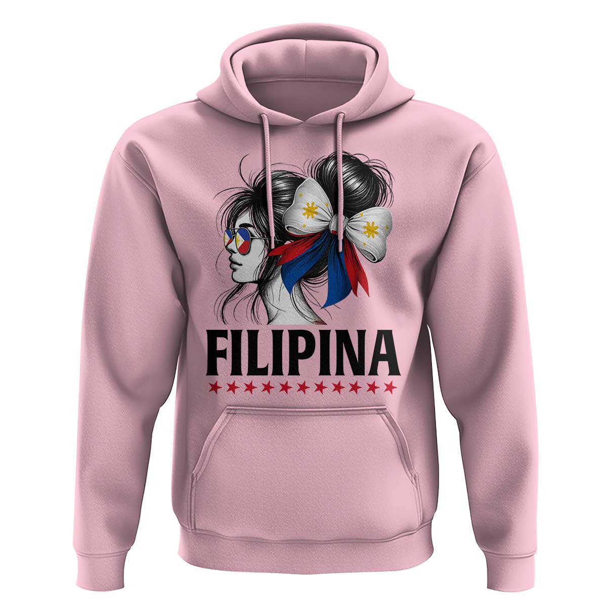 Filipina Girl Philippines Flag Proud Pinay Hoodie - Wonder Print Shop