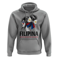 Filipina Girl Philippines Flag Proud Pinay Hoodie - Wonder Print Shop
