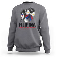 Filipina Girl Philippines Flag Proud Pinay Sweatshirt - Wonder Print Shop