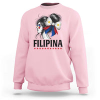Filipina Girl Philippines Flag Proud Pinay Sweatshirt - Wonder Print Shop