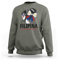 Filipina Girl Philippines Flag Proud Pinay Sweatshirt - Wonder Print Shop