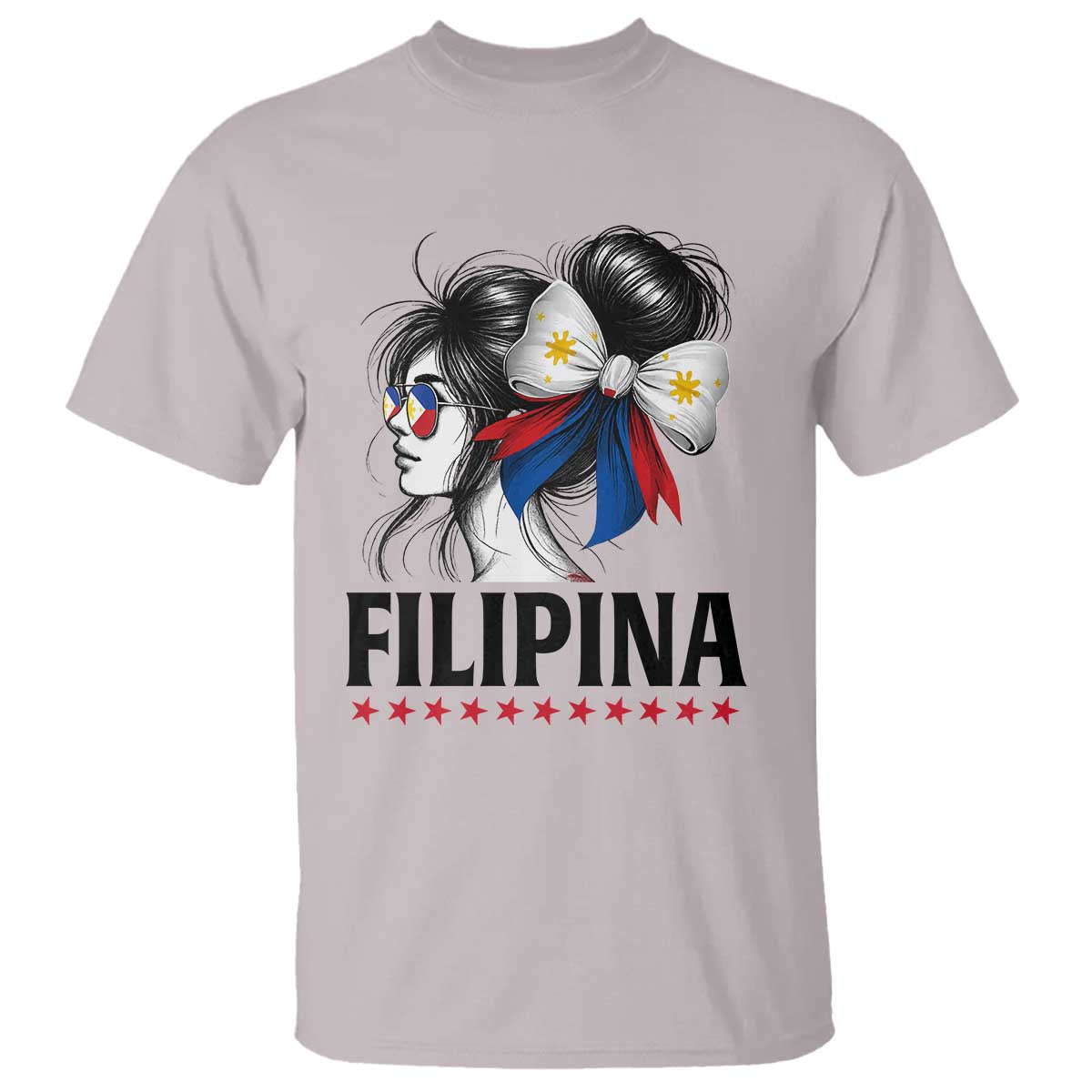 Filipina Girl Philippines Flag Proud Pinay T Shirt - Wonder Print Shop