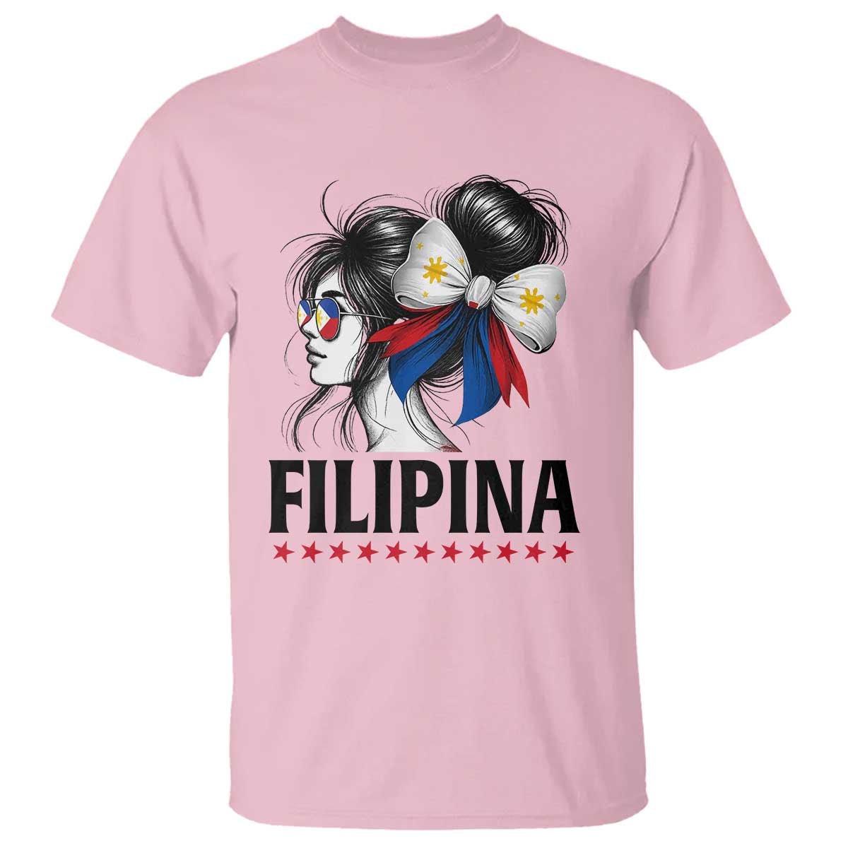 Filipina Girl Philippines Flag Proud Pinay T Shirt - Wonder Print Shop